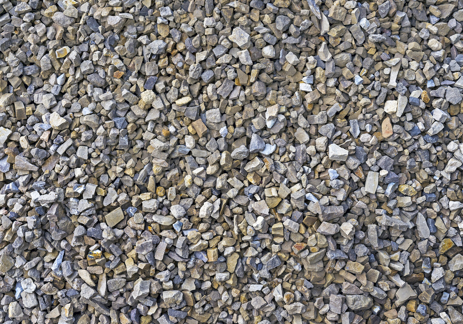 Rubble. Texture And Background Of Crushed Stone, Pebbles, Gravel 1/4" Washed Stone
